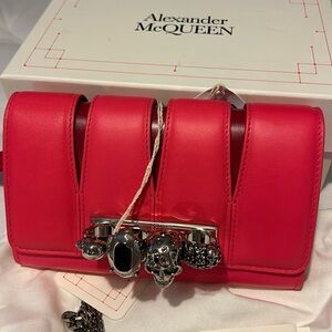 New authentic Alexander Mcqueen four ring bag